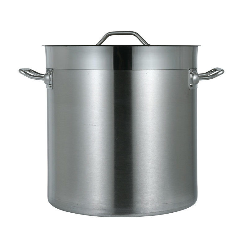 Thickened Straight Stainless Steel Soup Stock Pots