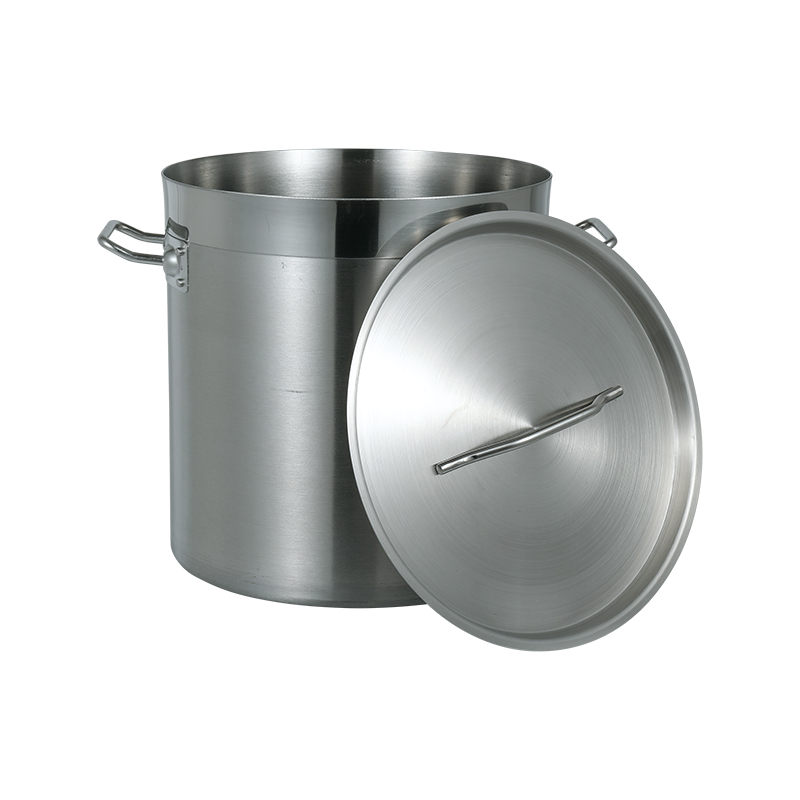 Thickened Straight Stainless Steel Soup Stock Pots