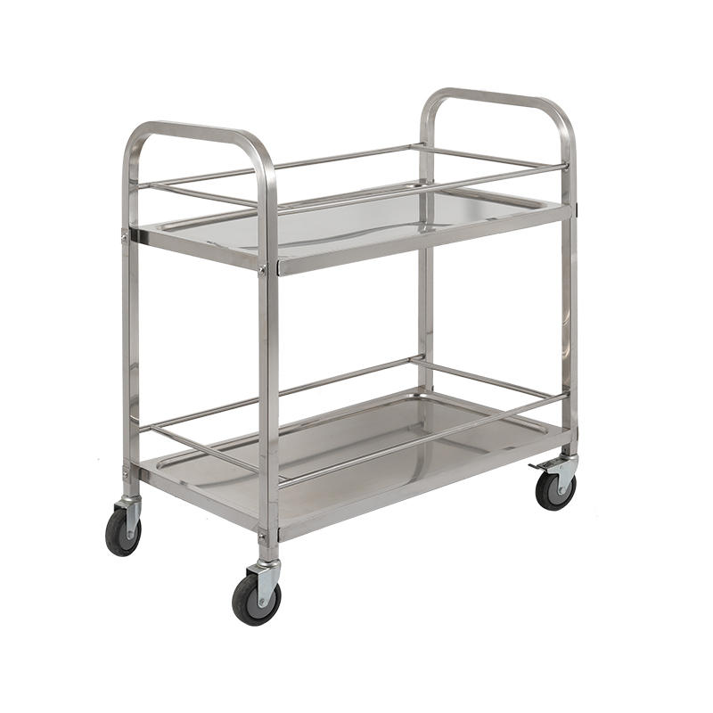 Restaurant Equipment Stainless Steel Liquor Service Trolley