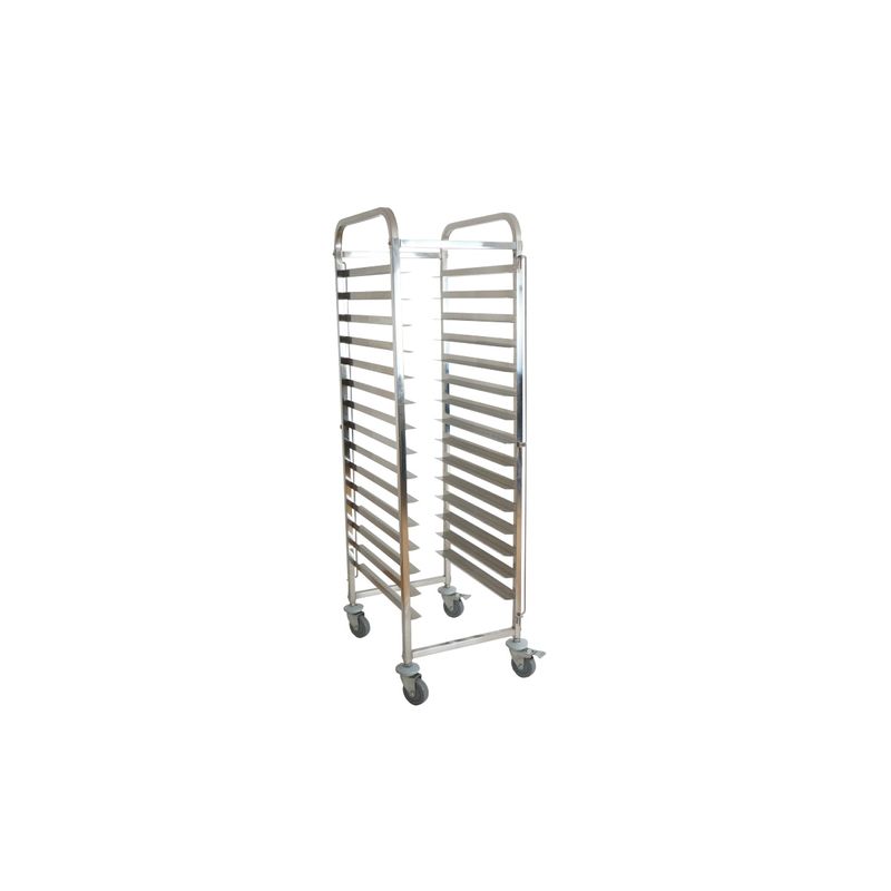 15 Tiers Stainless Steel Bakery Trolley For Baking