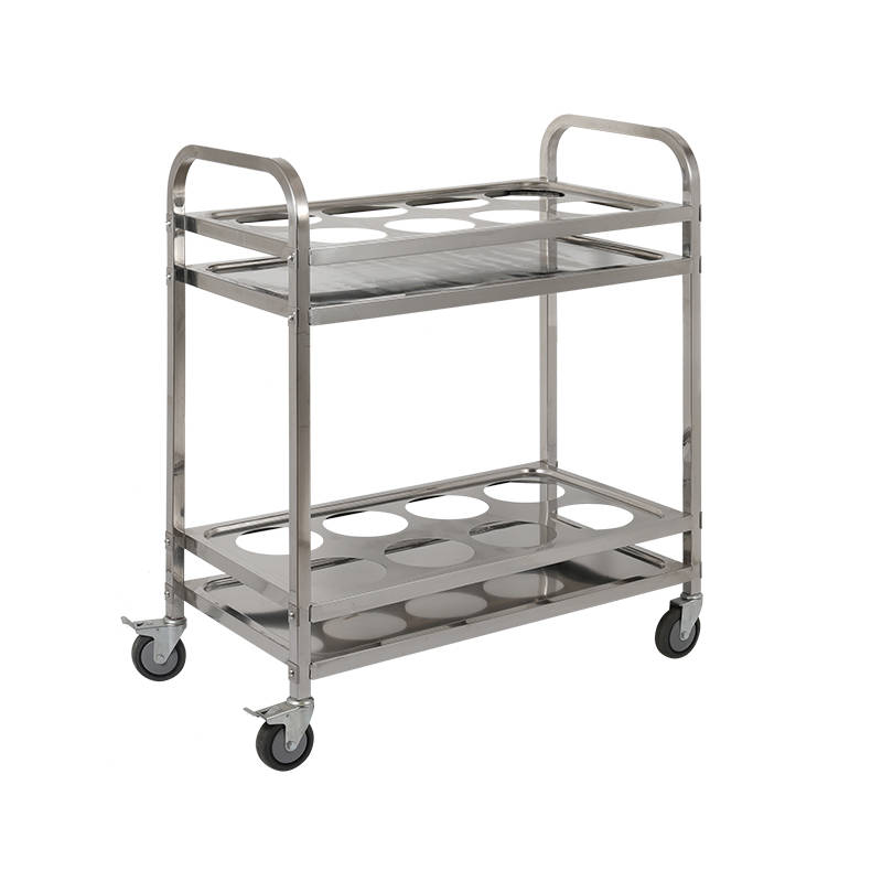 Square Tube Steel Kettle Cart With Castors