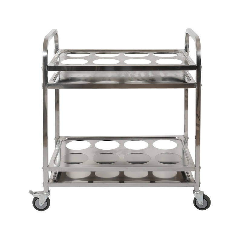 Square Tube Steel Kettle Cart With Castors