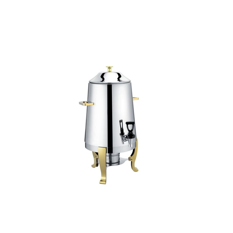 Golden Soft Drink Dispenser With Faucet