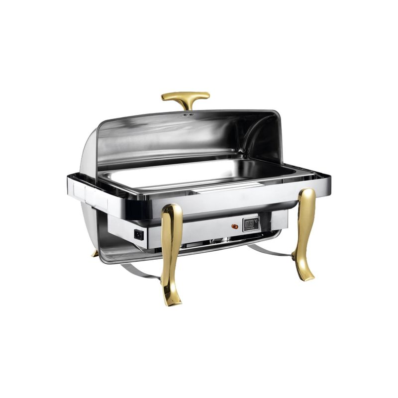 Electric Style Golden Luxury Chafing Dish For Wedding