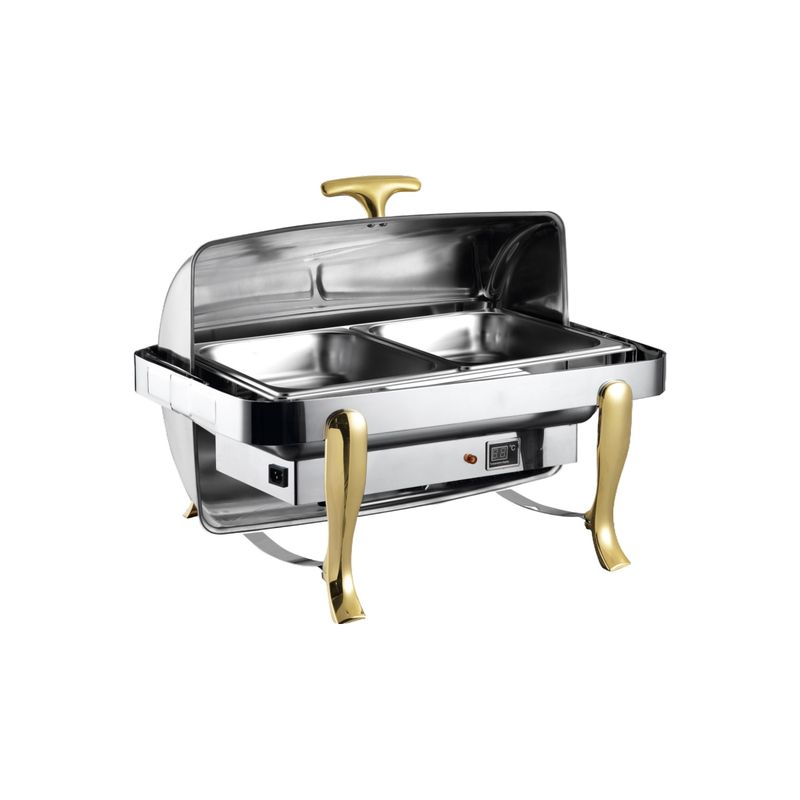 Electric Style Golden Luxury Chafing Dish For Wedding