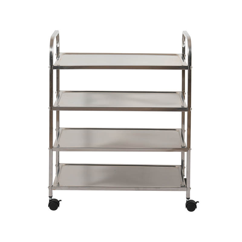 Dismounting Stainless Steel Four Layers Tea Trolley