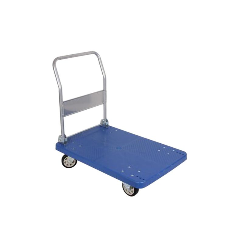 Foldable Plastic Push Hand Cart For Loading