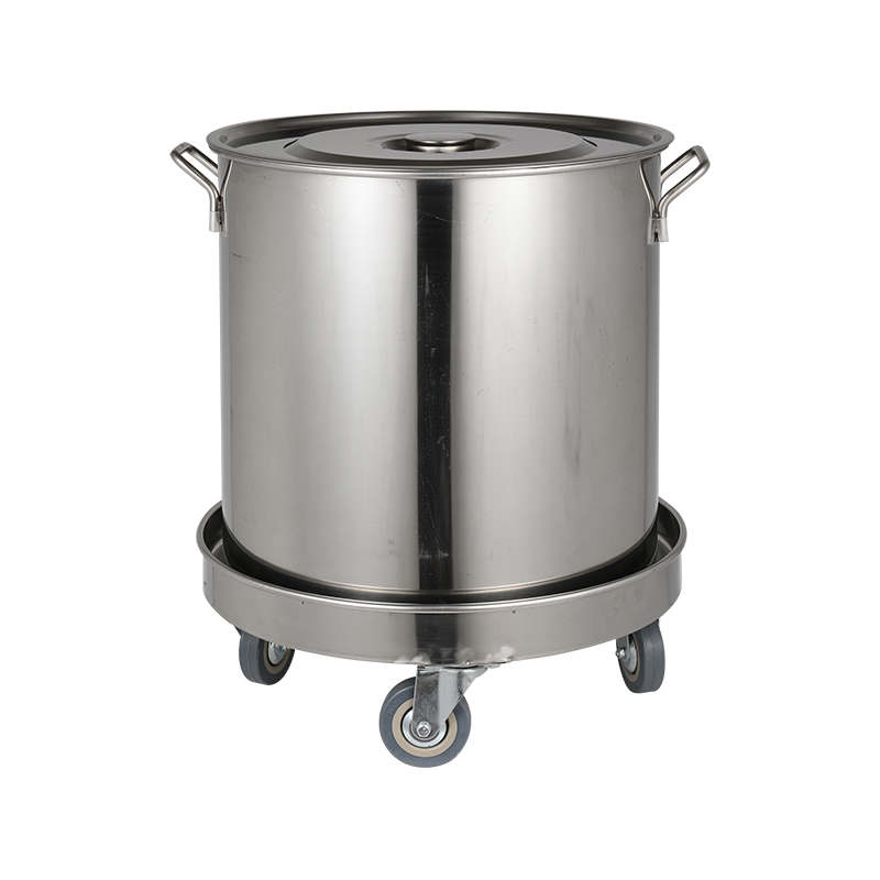 Stainless Steel Round Turnover Cart